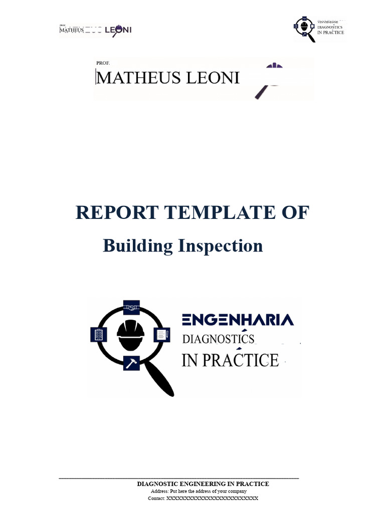 Building Inspection Report Template | PDF | Verification And Validation ...