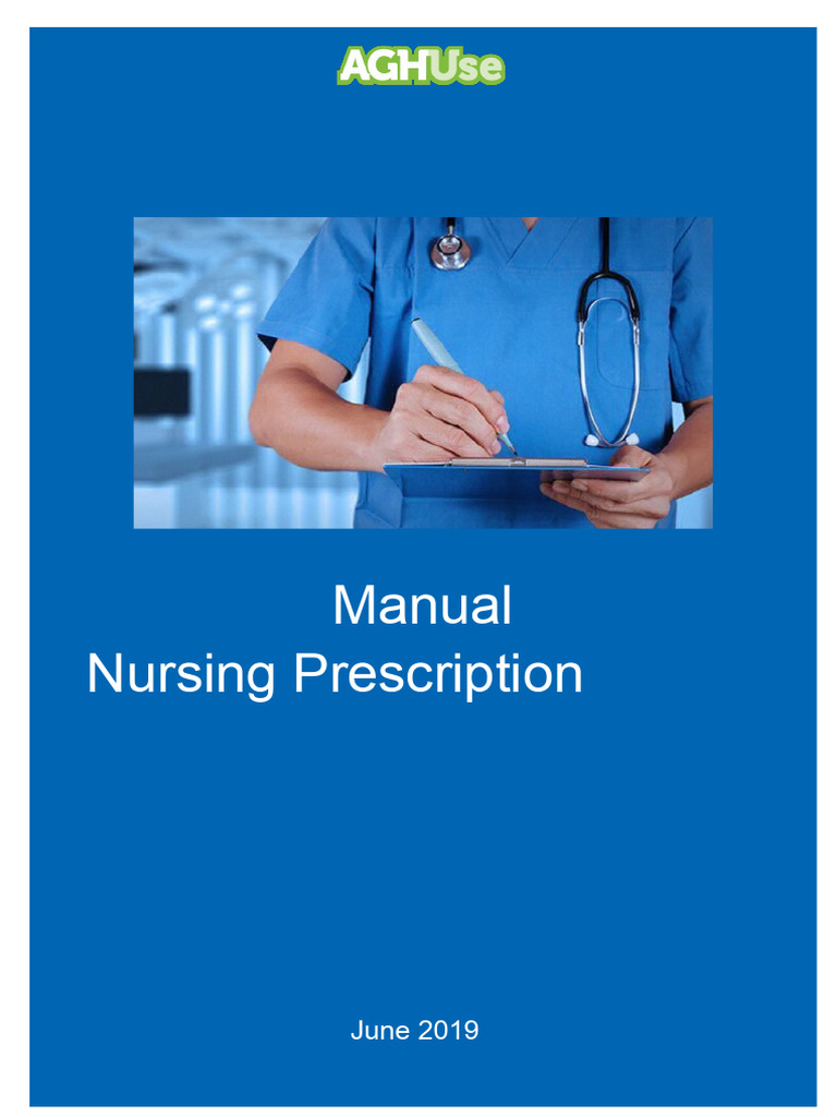 Nursing Prescription Manual Guide | PDF | Medical Diagnosis | Medical ...