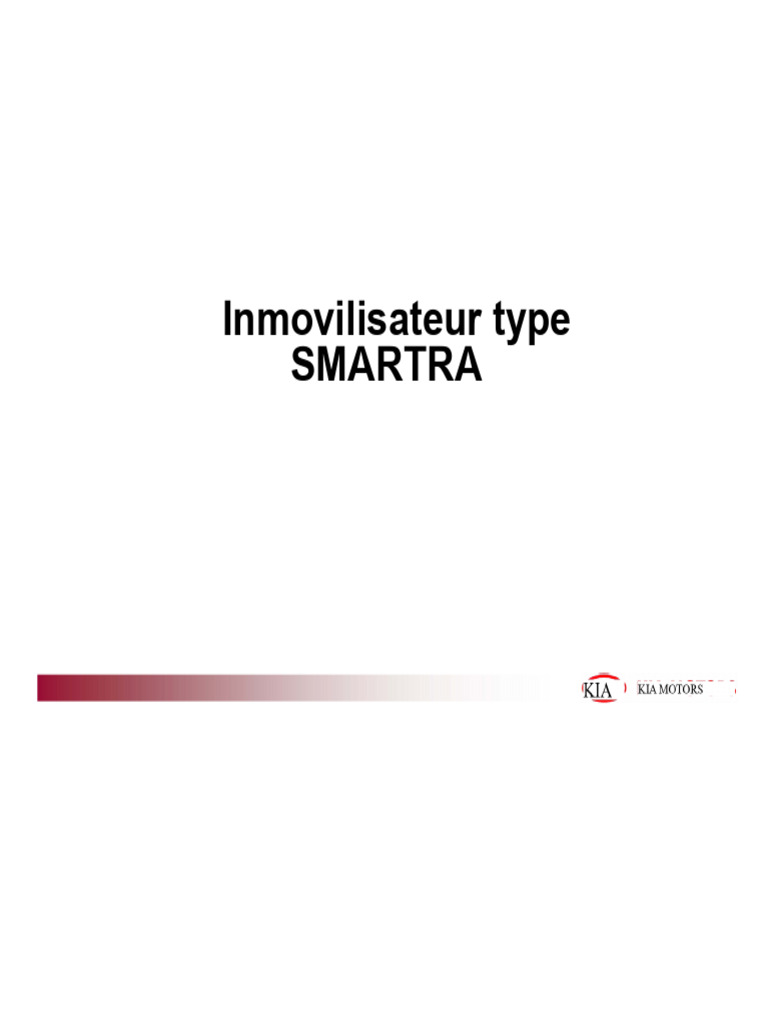 Guide sur l'immobilisateur SMARTRA | PDF | Cryptage | Mot de passe