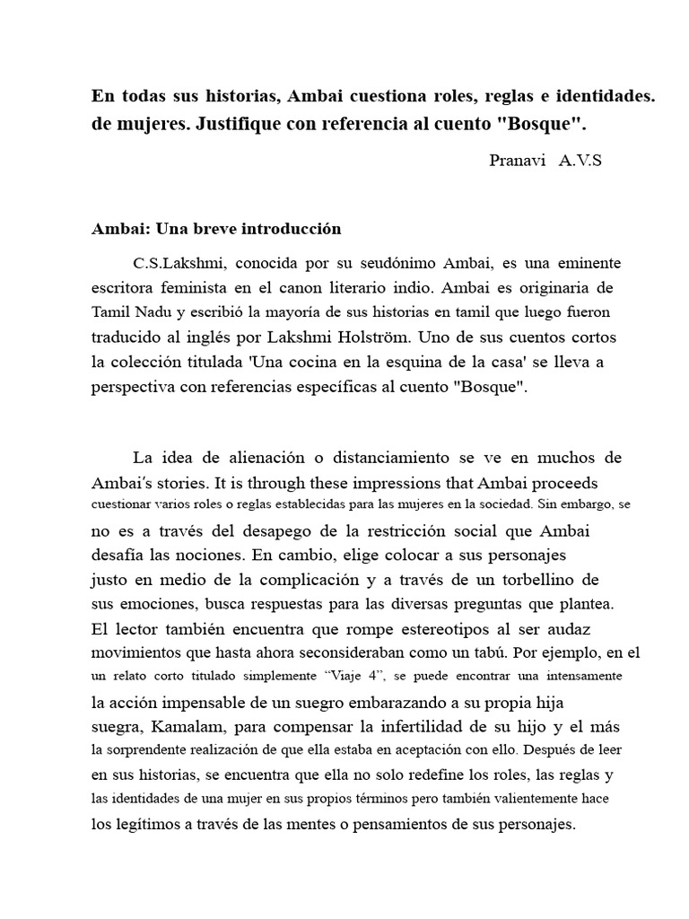 Ambai - Bosque | PDF | Mujer