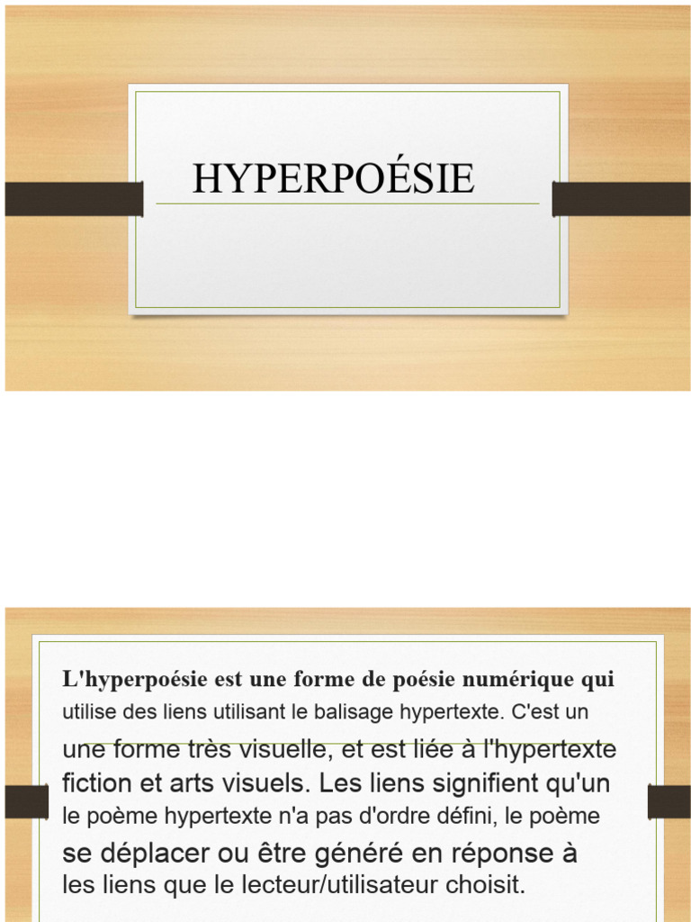 Introduction à l'hyperpoésie numérique | PDF