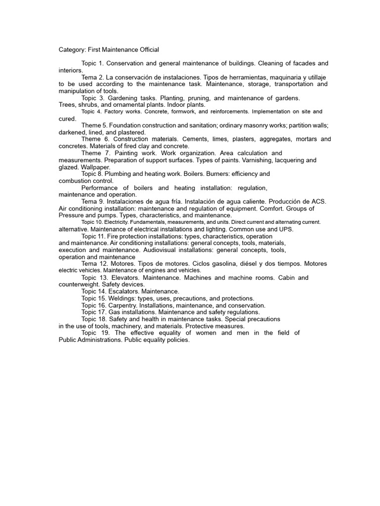 Comprehensive Building Maintenance Guide | PDF | Concrete | Elevator