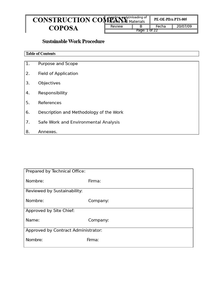 Loading and Unloading Procedure Guide | PDF | Crane (Machine)