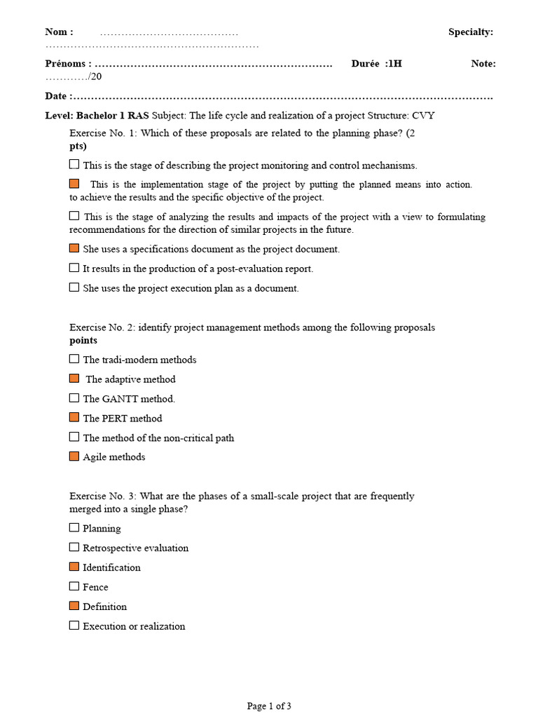 Assignment 03 - The Life Cycle and Implementation of A Project ...