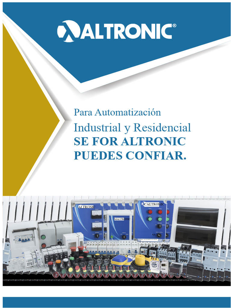 Relés y Controladores ALTRONIC | PDF | Relé | Automatización