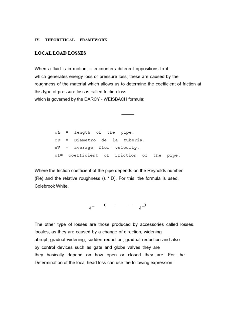 1.5 Local Head Losses | PDF | Liquids | Continuum Mechanics