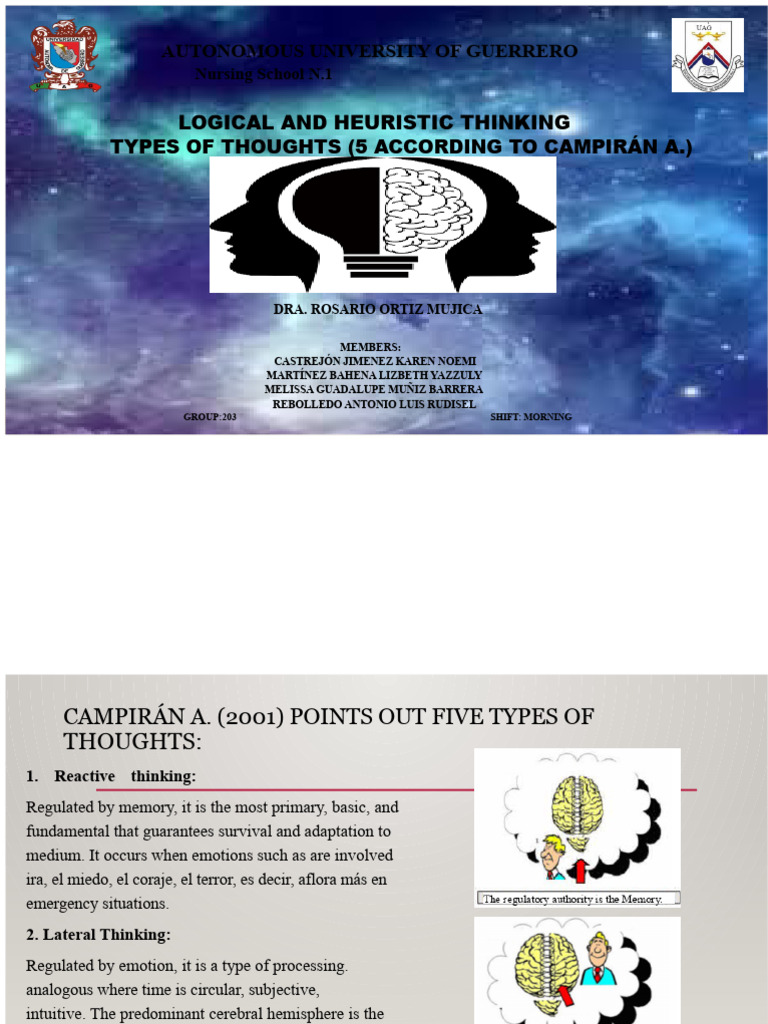 The 5 Types of Thinking According To Campiran | PDF | Thought | Creativity