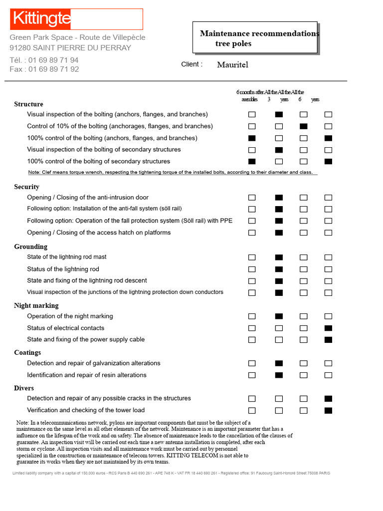 Recommendations for pylon maintenance | PDF | Electricity | Electrical ...