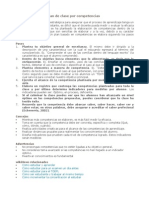 Cómo elaborar un plan de clase por competencias