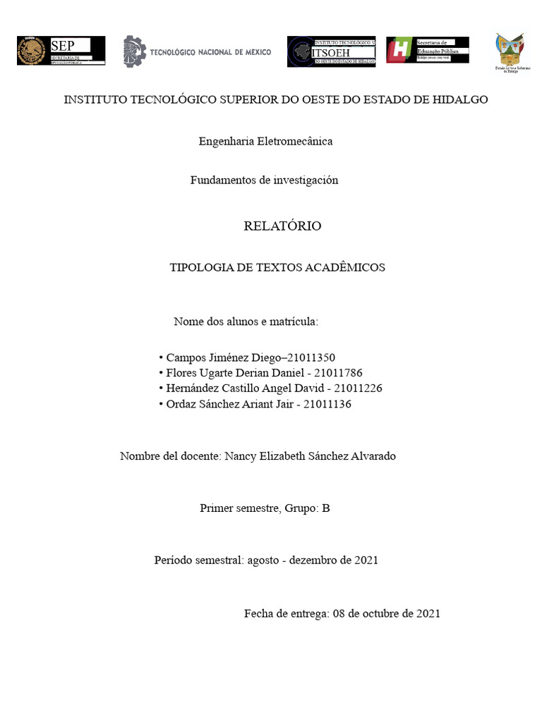 Tipos de Textos Acadêmicos e Pesquisa | PDF | Abstract (resumo ...