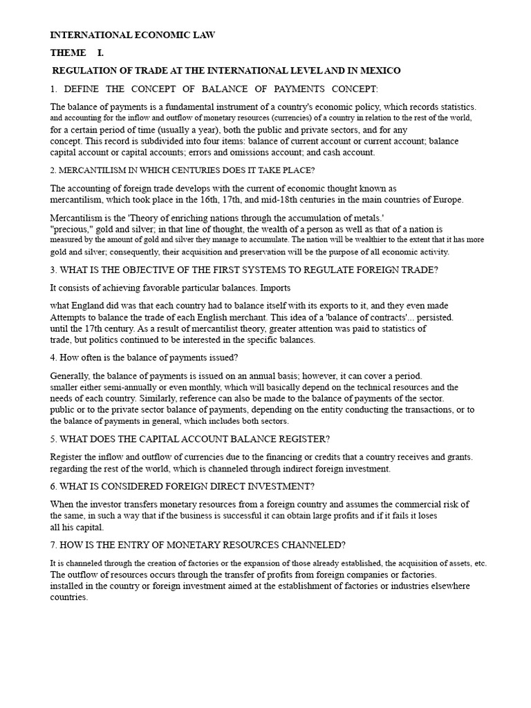 INTERNATIONAL ECONOMIC LAW inesap | PDF | Dumping (Pricing Policy ...