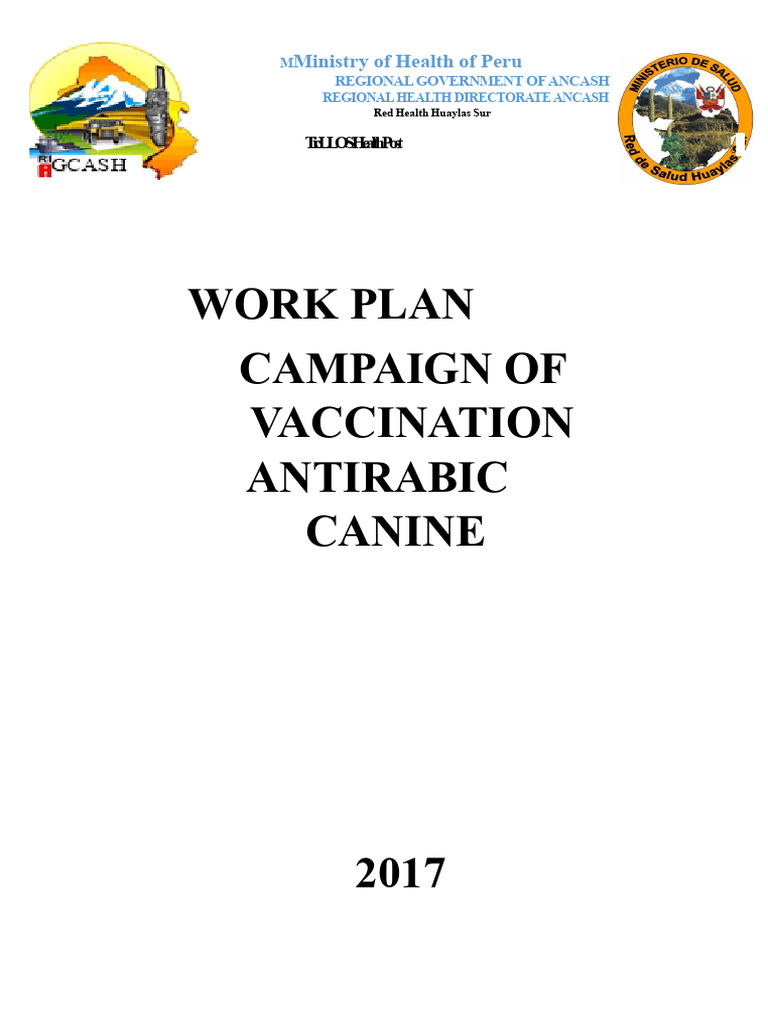 Canine Rabies Vaccination Plan 2017 | PDF | Rabies | Dogs