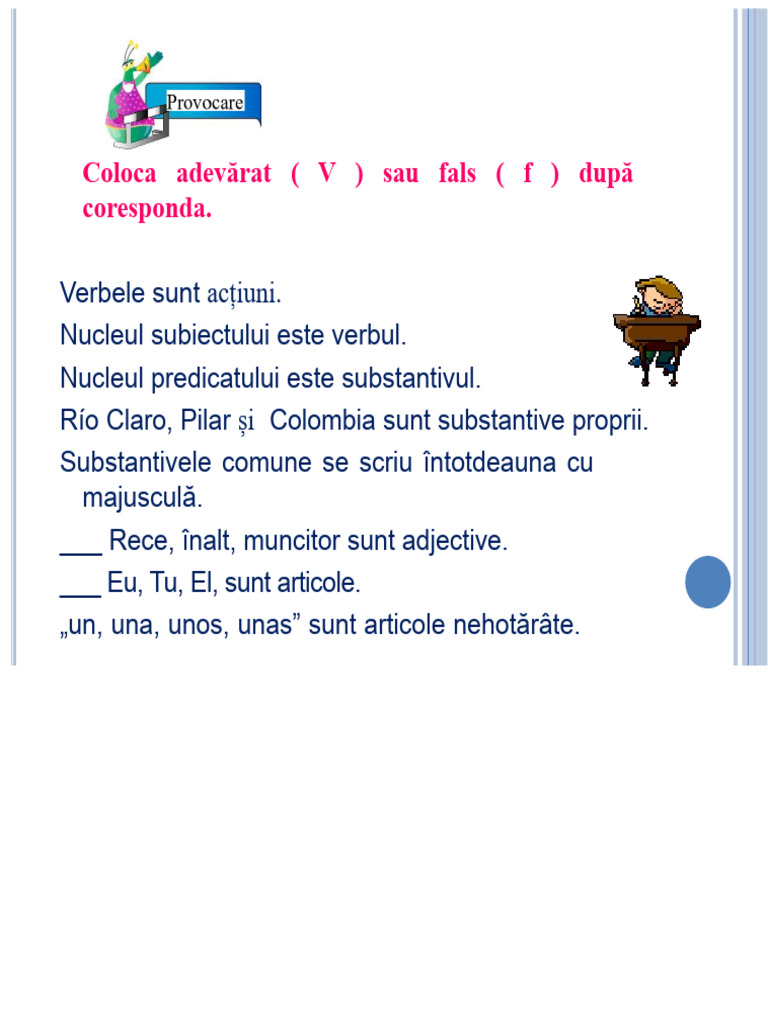 Complementare În Predicat | PDF