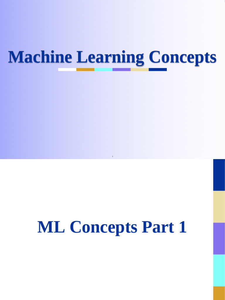 Machine Learning Concepts Overview | PDF | Errors And Residuals ...