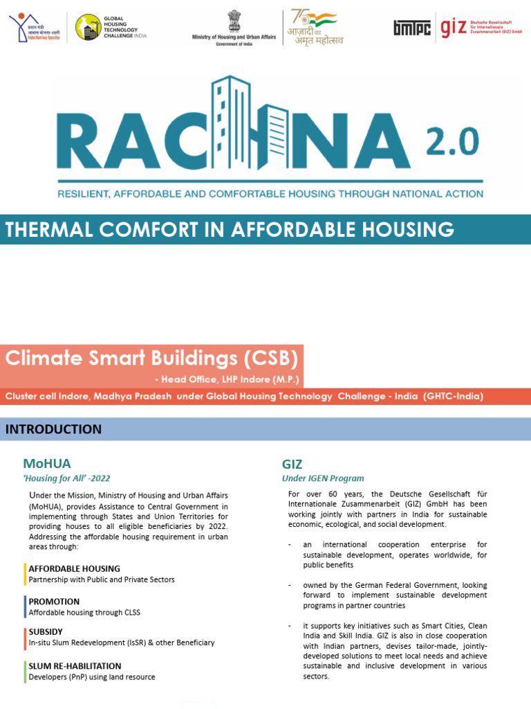Climate Smart Buildings for Affordable Housing | PDF | Building ...