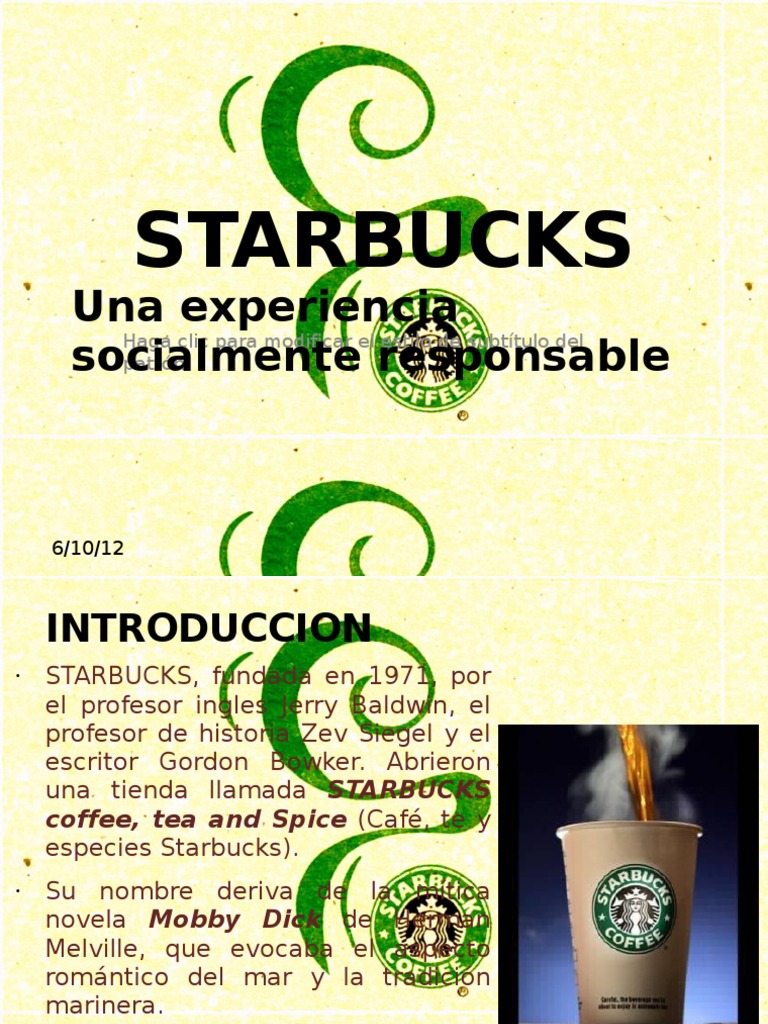 Starbucks Trabajofinal[1] | Starbucks | Café