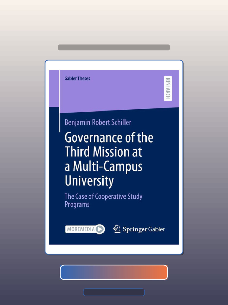 Governance of the Third Mission at a MultiCampus University the Case of ...