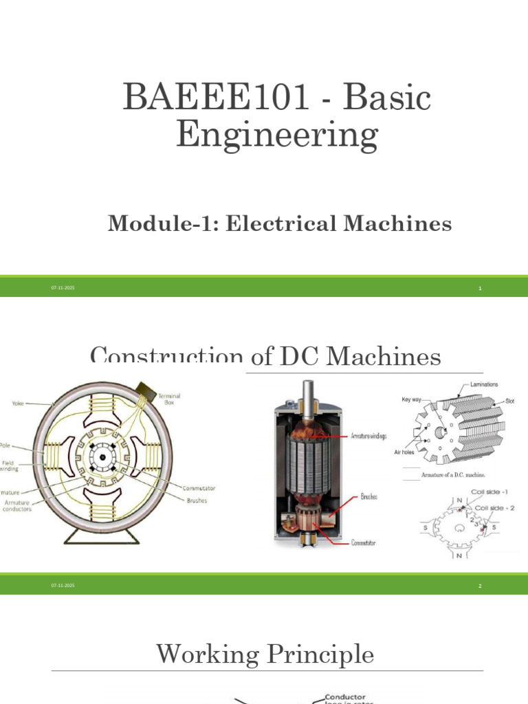 DC Machines and Induction Motors Guide | PDF | Electric Motor ...