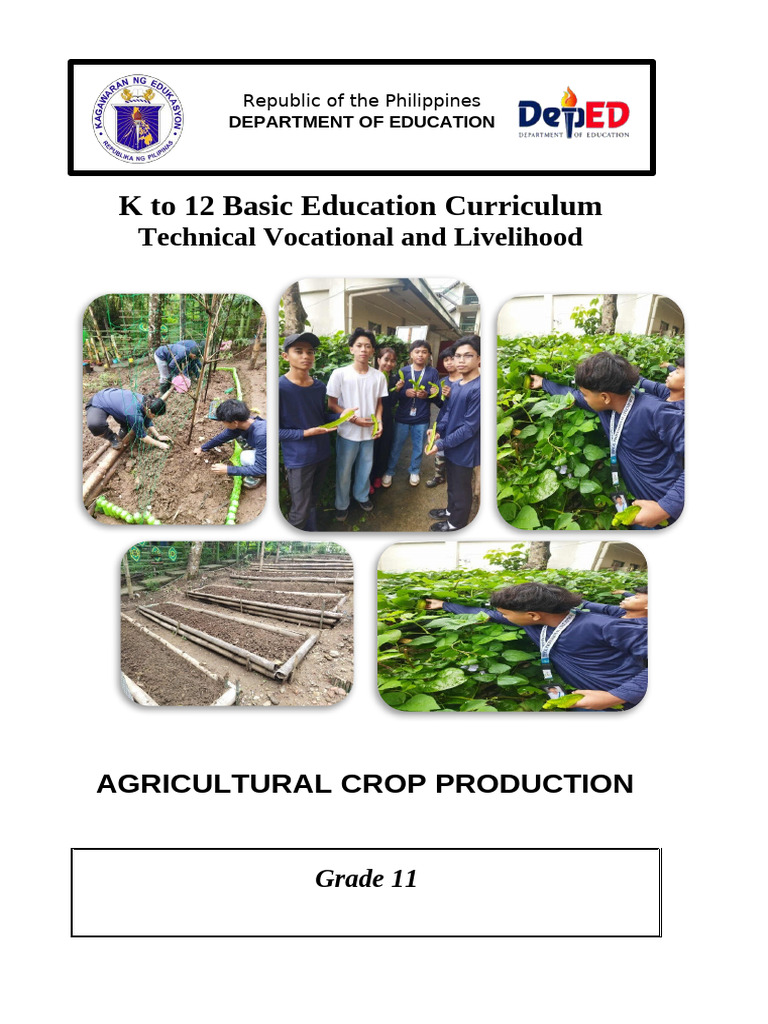 Agricultural Crop Production Module NC II | PDF | Tractor | Plough