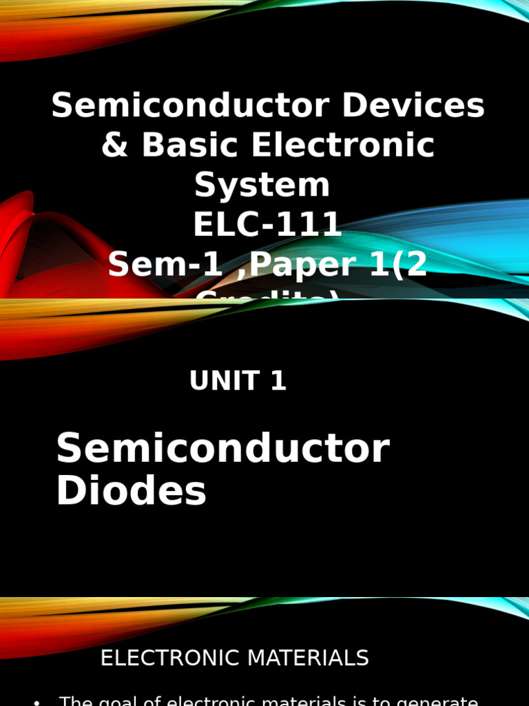 Understanding Semiconductor Devices | PDF | Semiconductors | Electrical ...