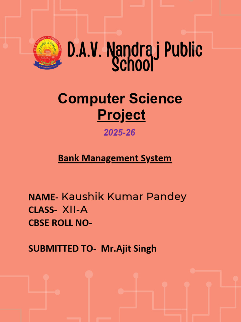 Project of Computer Science | PDF | My Sql | Databases