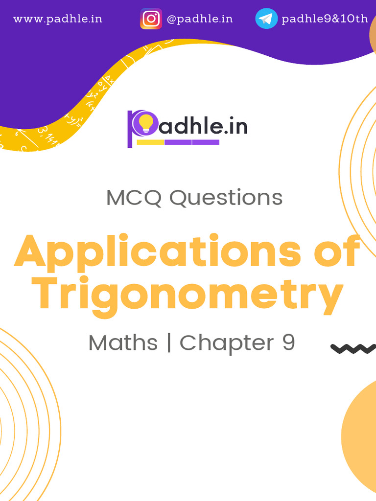 Trigonometry Applications in Geometry | PDF | Angle | Shadow