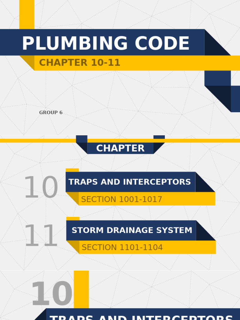 Plumbing Code | PDF | Storm Drain | Sanitary Sewer