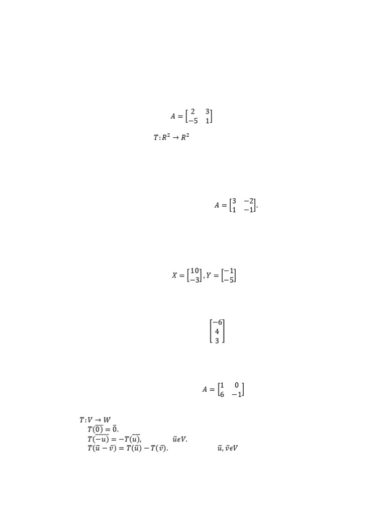 Linear Algebra Question Bank | PDF | Eigenvalues And Eigenvectors ...
