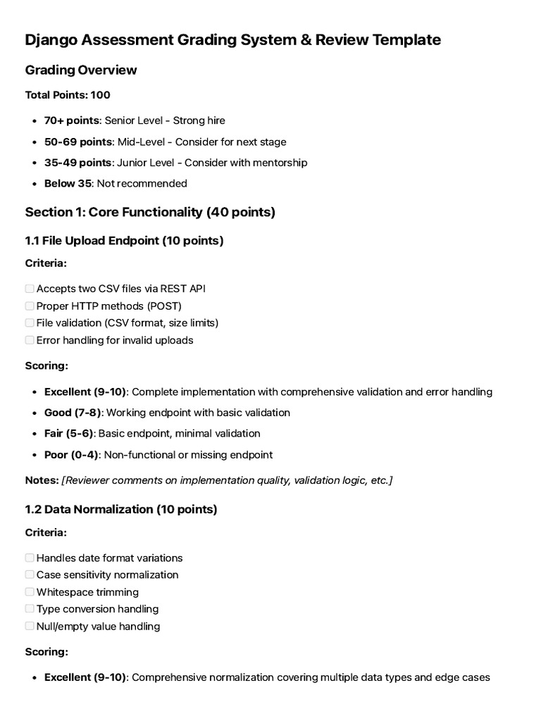 Django Grading System Template | PDF | Software Quality | Comma ...