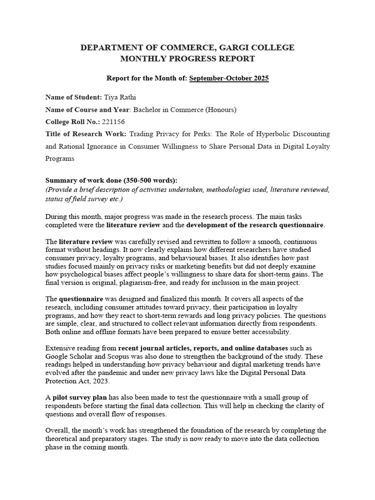 MPR DOC GC Final Format MPR Aug-Sept 2025 | PDF | Questionnaire | Bias