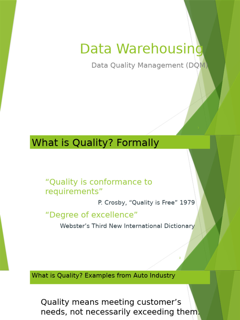 Understanding Data Quality Management | PDF | Data Quality | Data