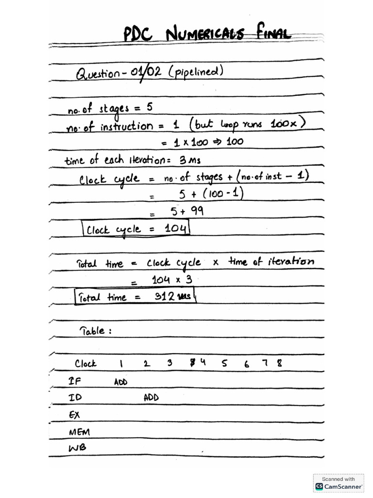 PDC Final Numericals | PDF
