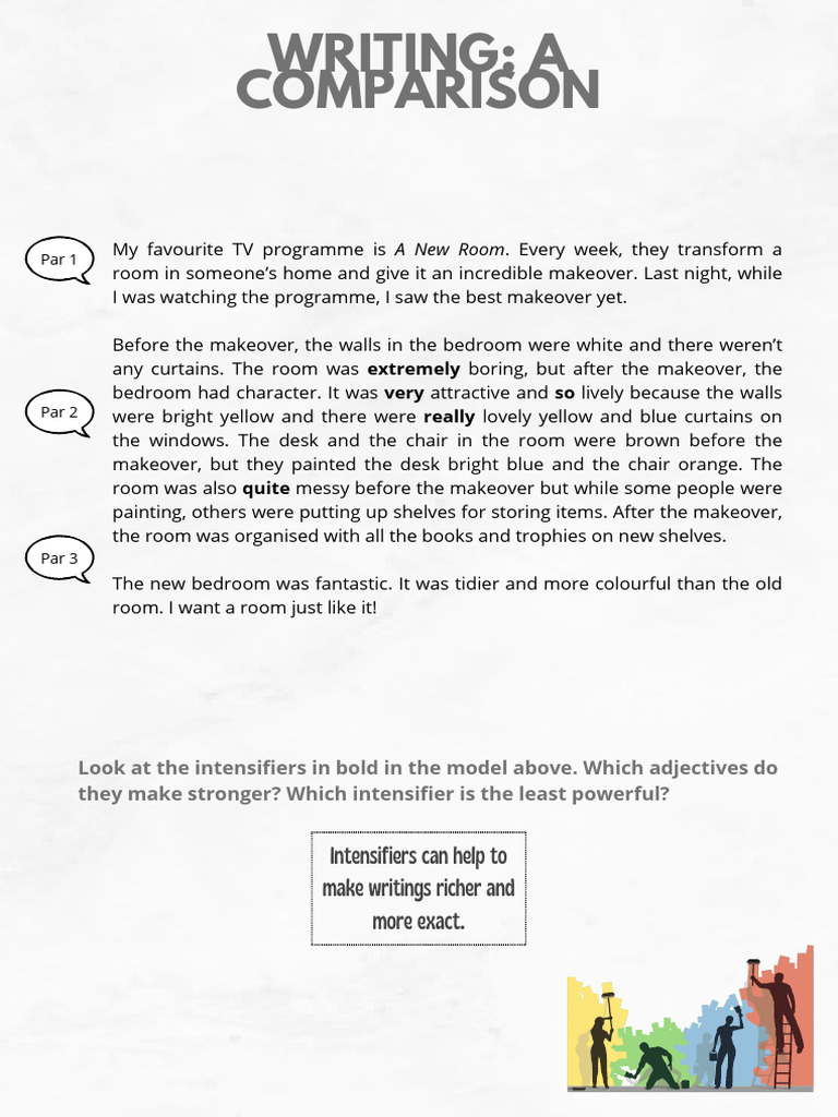 Writing a Comparison 1 | PDF