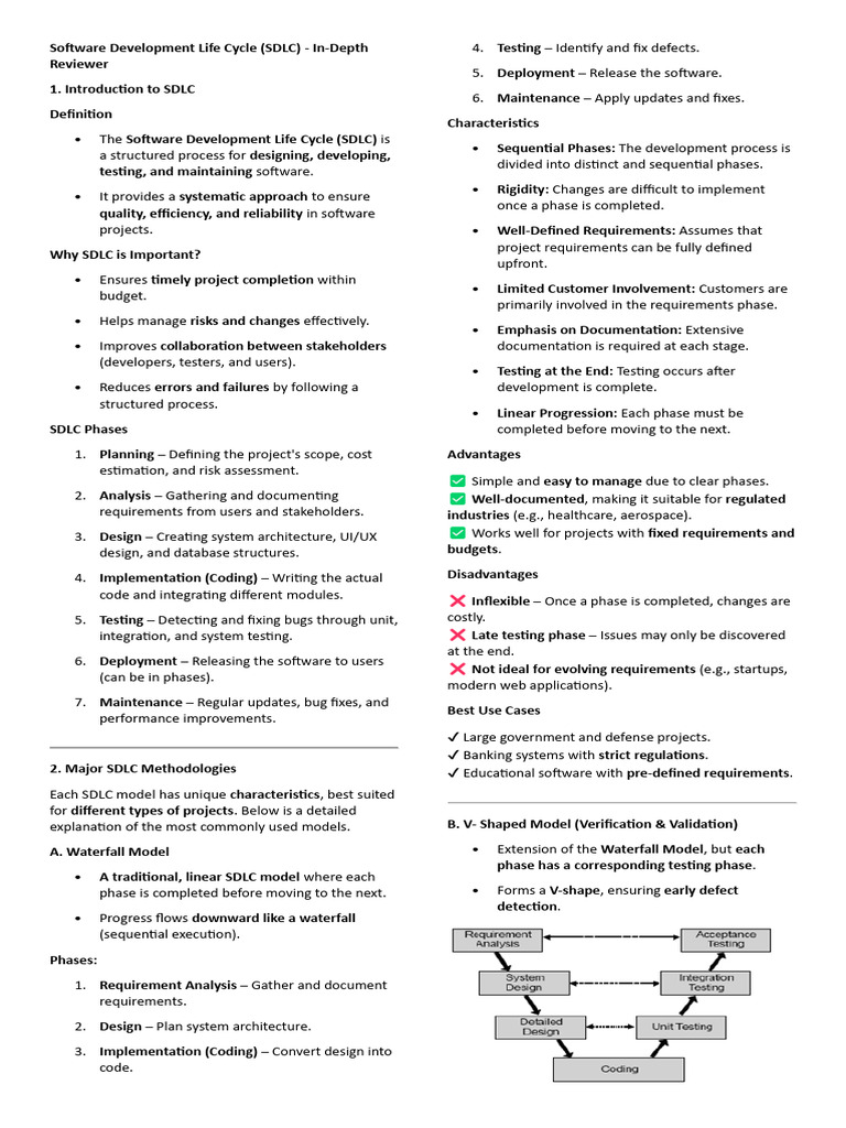 Cc 105 Reviewer | PDF | Software Development Process | Scrum (Software ...