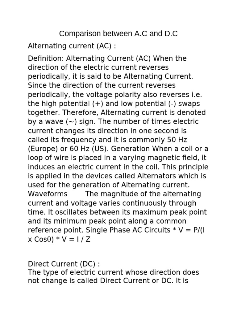 Electronics | PDF | Alternating Current | Direct Current
