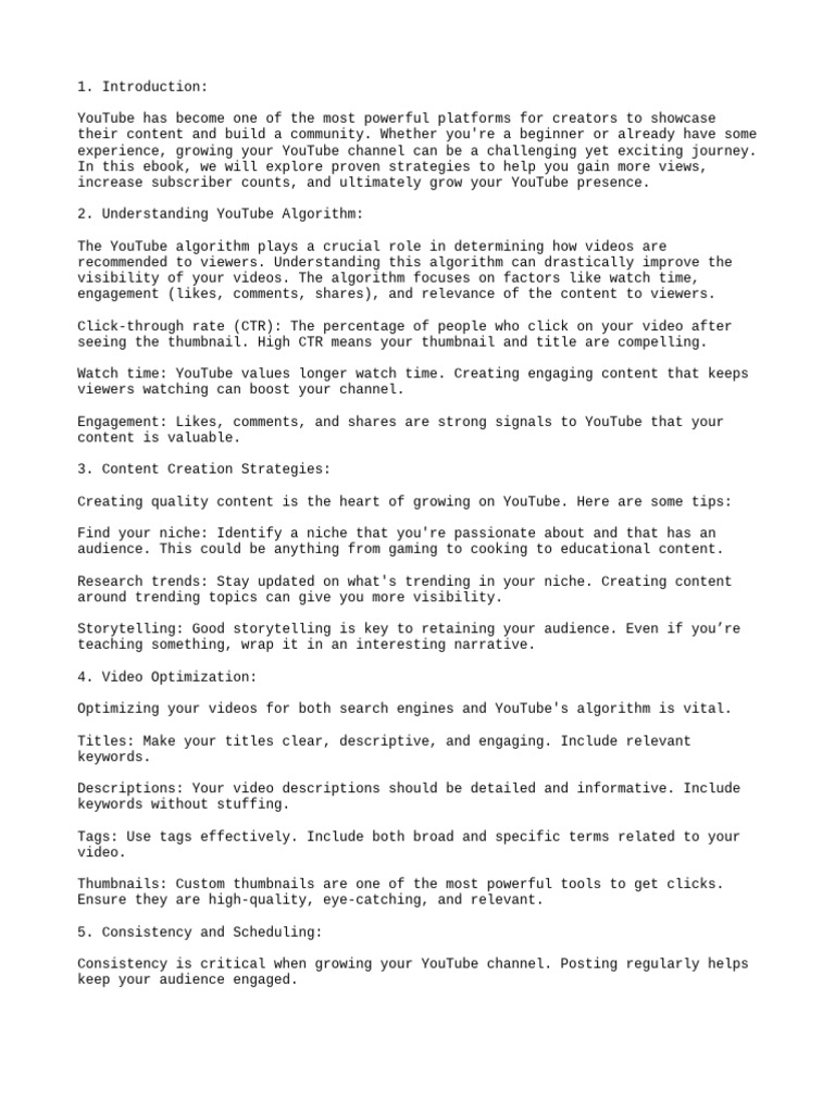 1. Introduction of Youtube | PDF | You Tube | Cyberspace