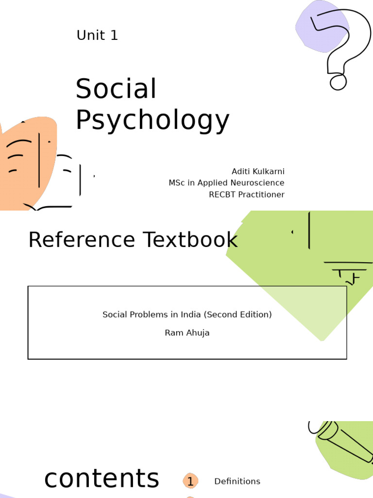 Understanding Social Psychology in India | PDF | Psychology | Social ...