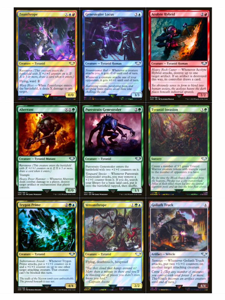 MTG Tyranidsfix | PDF