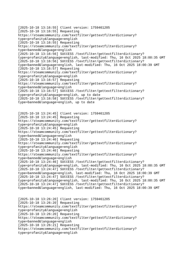 Text Filter Log | PDF