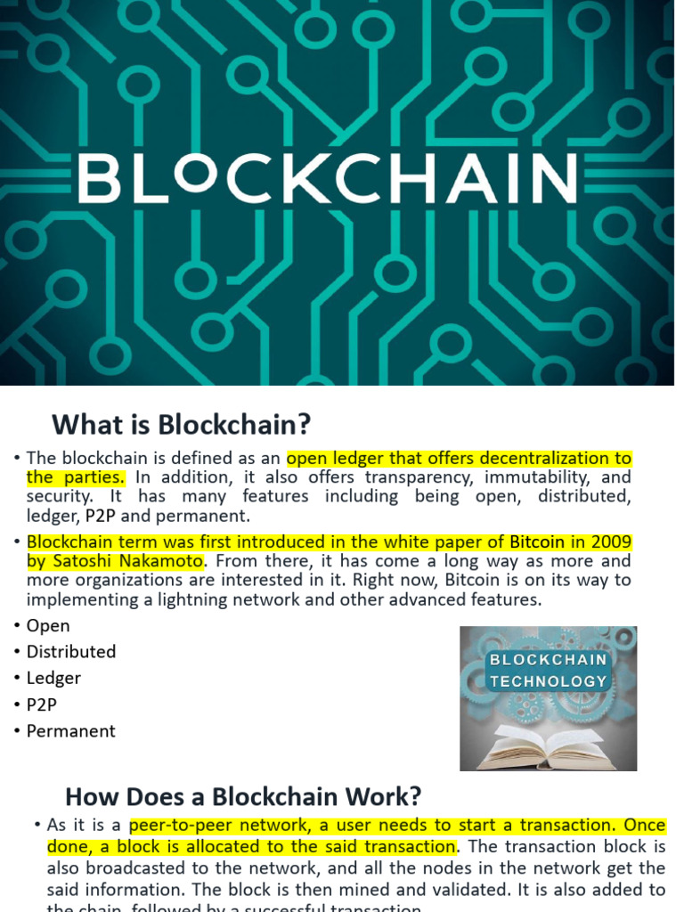Understanding Blockchain Technology Basics | PDF | Encryption ...