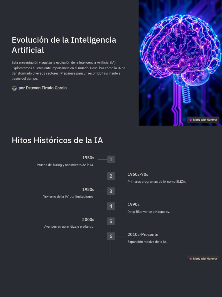 Evolución y Futuro de la IA | PDF