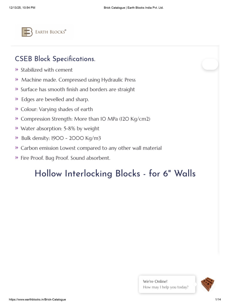 CSEB Block Specifications and Pricing | PDF | Brick | Building Technology