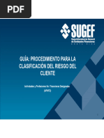 Metodología para Matriz de Riesgo Cliente | PDF | Contador | Cliente