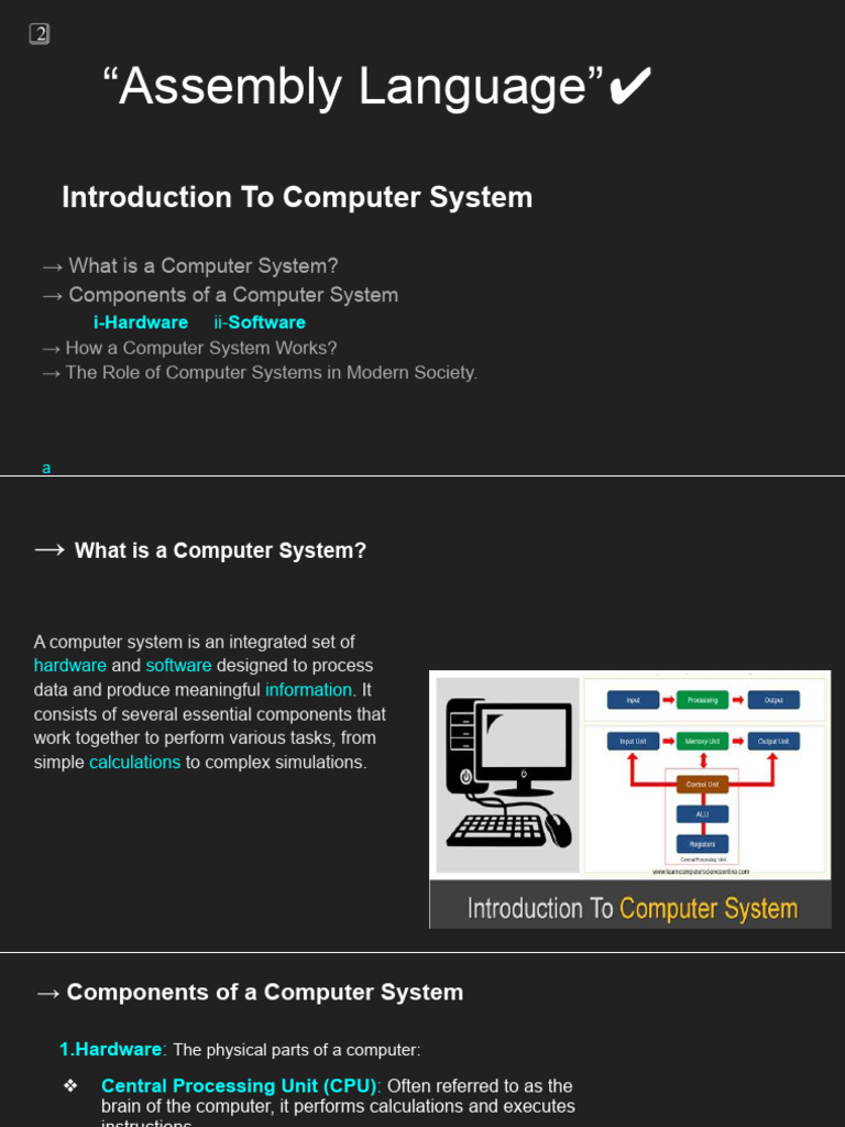 Understanding Computer Systems Basics | PDF | Computer Hardware ...