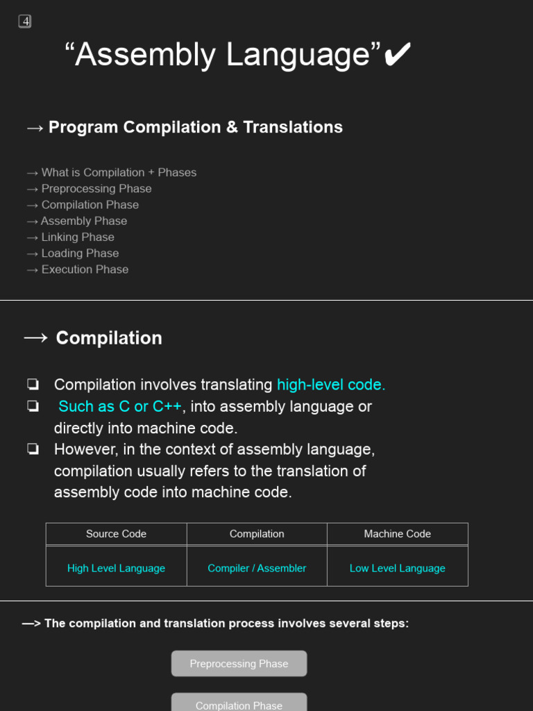 Assembly Language Compilation Process | PDF | Compiler | Assembly Language