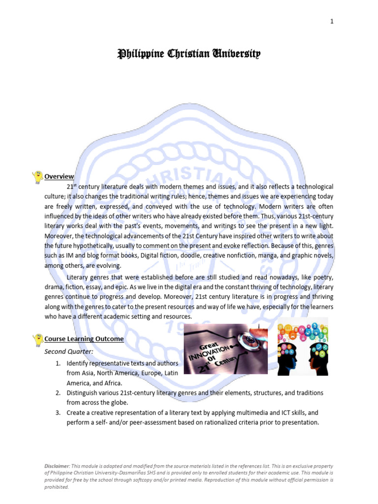 21ST-MODULE-Q2-W1 | PDF | Genre
