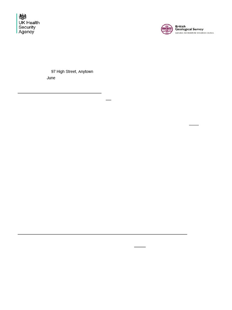 Radon Risk Assessment for 97 High Street | PDF