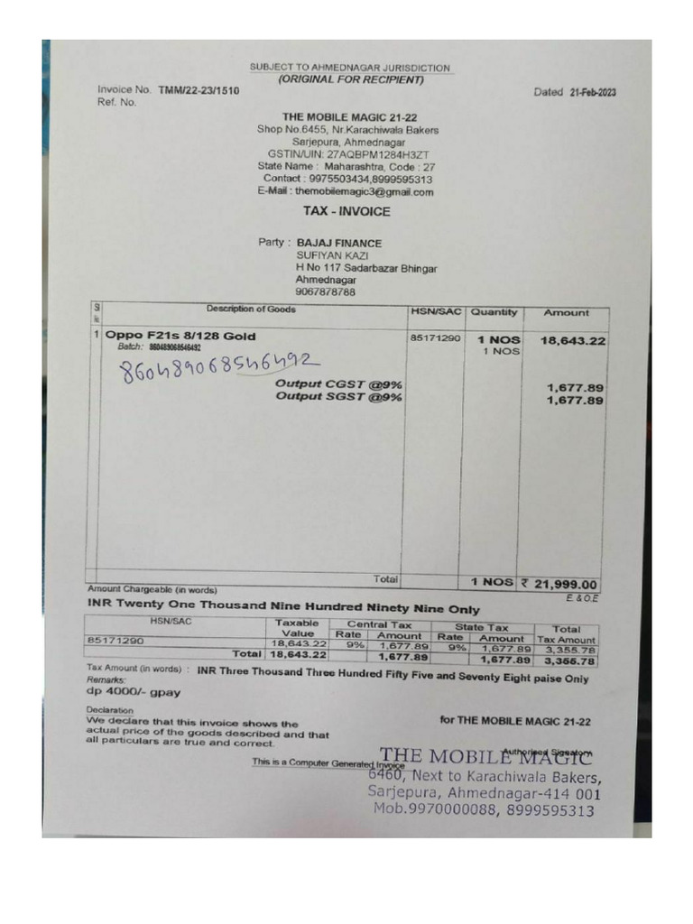 Invoice 12 40 44 | PDF