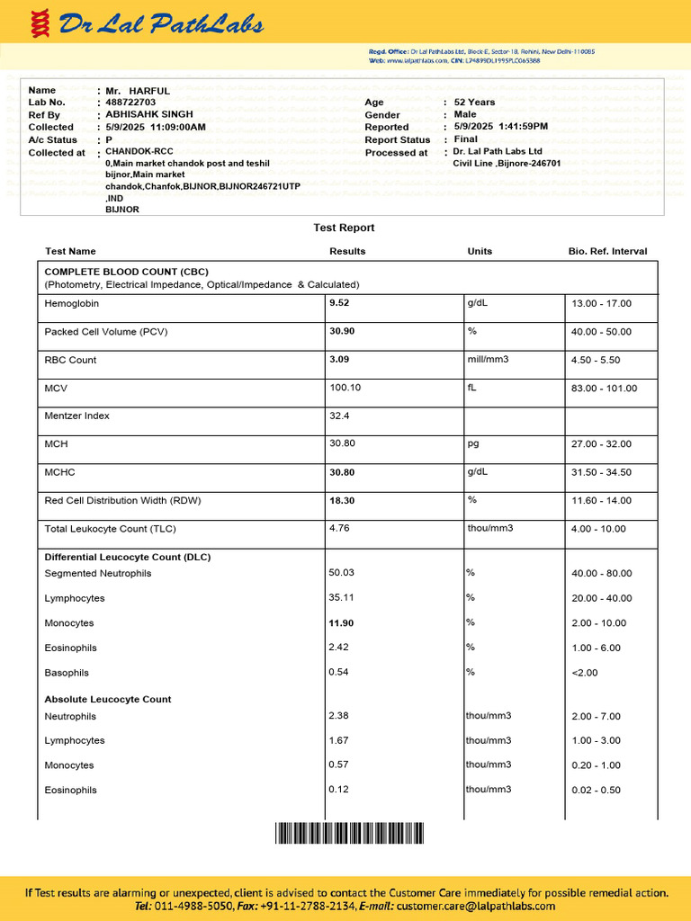 05 Blood Report | PDF | Medical Specialties | Hematology