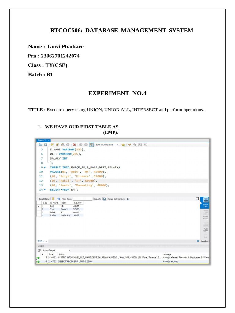 T db 4 op | PDF